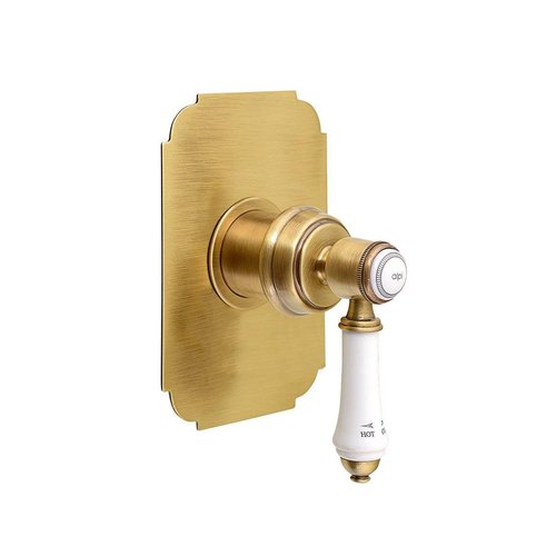 Douchekraan Inbouw Sapho Vienna Mengkraan Afbouwdeel 1-weg Brons (incl. inbouwdeel) 