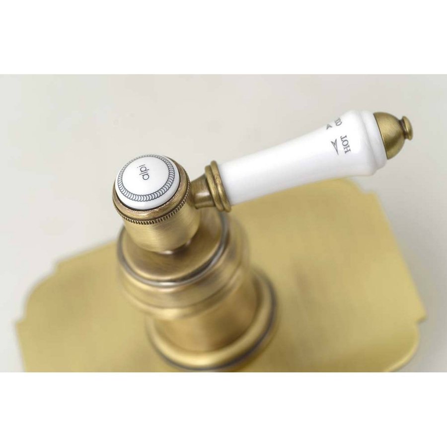 Douchekraan Inbouw Sapho Vienna Mengkraan Afbouwdeel 1-weg Brons (incl. inbouwdeel)