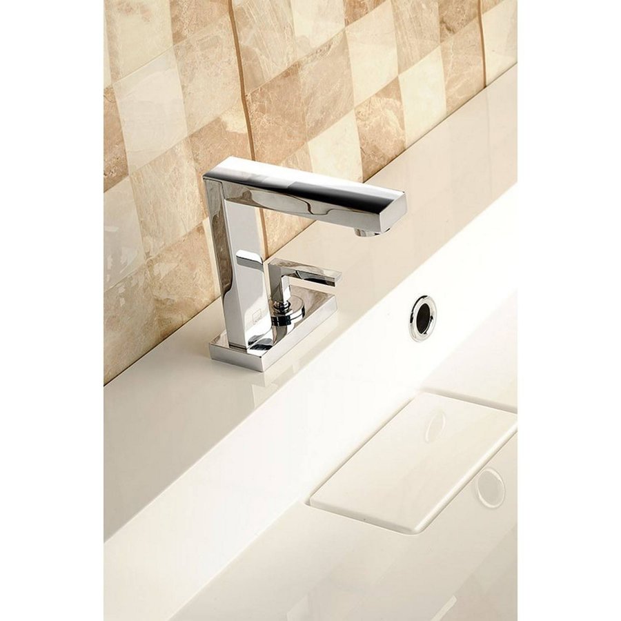 Wastafelmengkraan Inbouw Sapho Soliter 1-hendel Uitloop Recht 13.4 cm Chroom