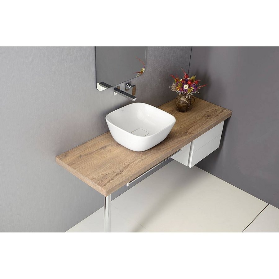 Wastafelmengkraan Inbouw Sapho Latus 1-hendel Uitloop Recht 18 cm Chroom