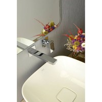 Wastafelmengkraan Inbouw Sapho Latus 1-hendel Uitloop Recht 18 cm Chroom