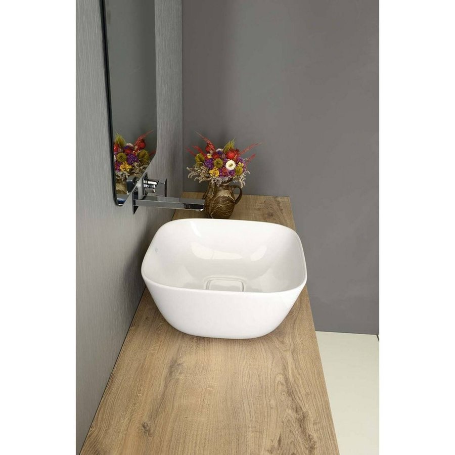 Wastafelmengkraan Inbouw Sapho Latus 1-hendel Uitloop Recht 18 cm Chroom