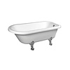 Sapho Vrijstaand Bad Sapho Foxtrot 170x75x49 cm Wit met Leeuwenpoten Chroom