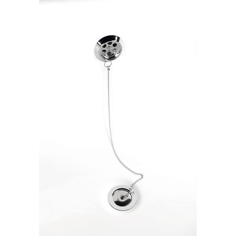 Vrijstaand Bad Sapho Charleston 188x80x71 cm Wit / Zwart met Leeuwenpoten Chroom