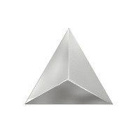 Wandtegel Zyx Metallic Level Silver Laser 15x17 cm Zilver (Per Stuk)