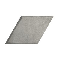 Wandtegel Zyx Diamond Zoom Cement 15x25.9 cm Grijs