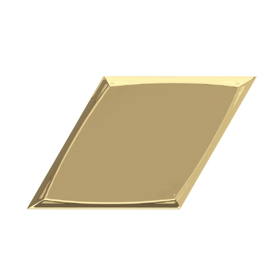 Wandtegel Zyx Metallic Zoom Gold Gloss 15x25.9 cm Glans Goud (Per Stuk)