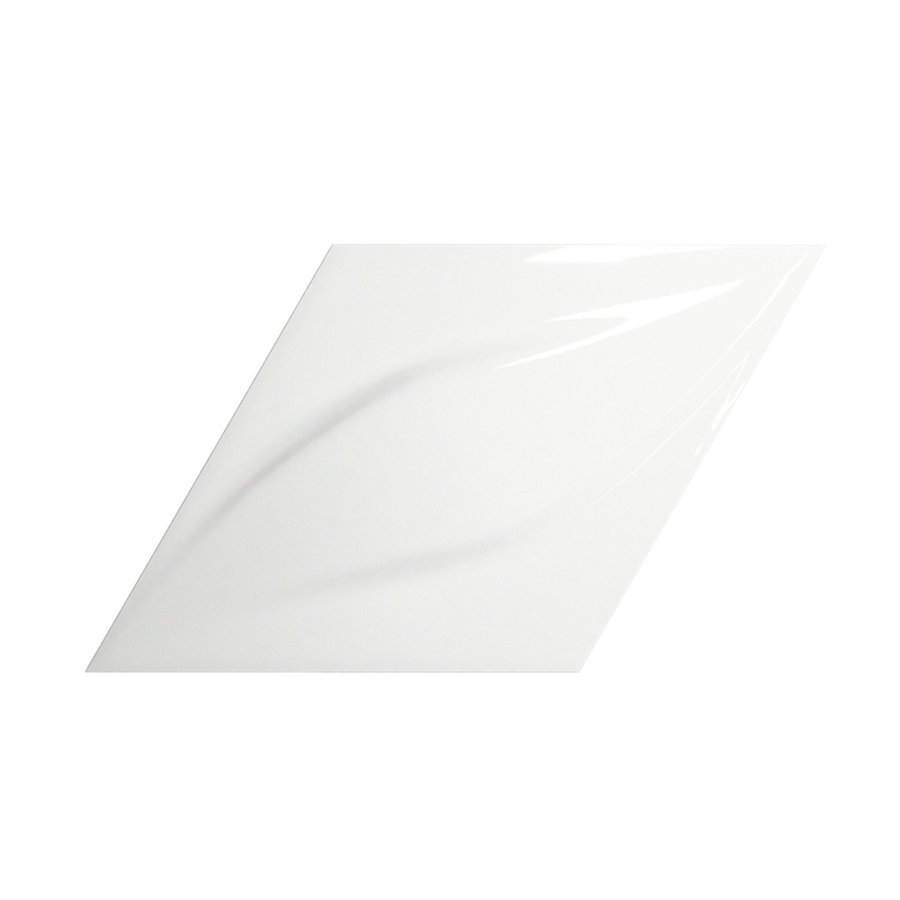 Wandtegel Zyx Diamond Blend White Glossy 15x25.9 cm Glans Wit