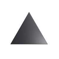 Wandtegel Zyx Triangle Layer Black Matt 15x17 cm Mat Zwart