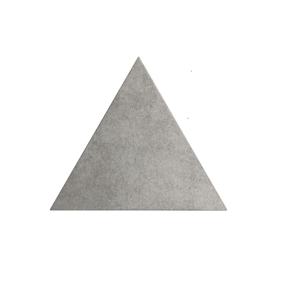 Wandtegel Zyx Triangle Layer Cement Matt 15x17 cm Mat Grijs