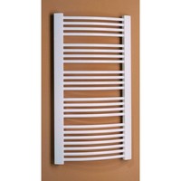 Handdoekradiator Sapho Egeon Gebogen 59.5x81.8 cm Wit