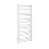 Sapho Handdoekradiator Sapho Egeon Gebogen 59.5x123.8 cm Wit