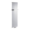 Sapho Designradiator Sapho Colonna Recht Middenaansluiting 45x180 cm 910W Zilver