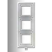 Designradiator Sapho Tripoli 60x162 cm 741W Zilver