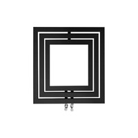 Designradiator Sapho Monopoli 60x60 cm 312W Antraciet