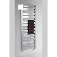 Handdoekradiator Sapho Sidi Gebogen 59.5x166.7 cm 849W Wit