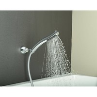 Losse Handdouche Sapho 1-stand Regen Gebogen 24.5 cm Chroom