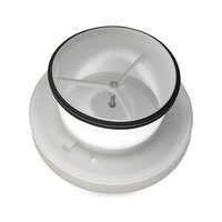 Ventiel Design BWS Ventilatie Luchtafvoer En Toevoer Rond 12.5cm Wit