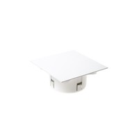 Afvoerventiel Design BWS Ventilatie Vierkant 12.5cm Groot Wit