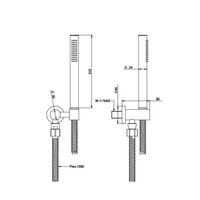 Inbouw Regendoucheset Luca Sanitair Bongio Thermostatisch Ronde Hoofddouche Chroom