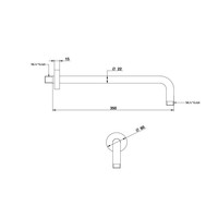 Inbouw Regendoucheset Luca Sanitair Bongio Thermostatisch Chroom