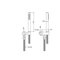 Inbouw Regendoucheset Luca Sanitair Bongio Thermostatisch Chroom