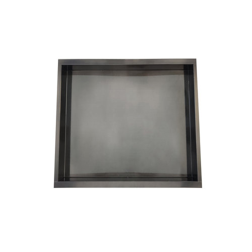 Inbouwnis AQS 30x30x7 cm RVS Black Chrome 