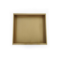 Inbouwnis AQS 30x30x10 cm RVS Goud