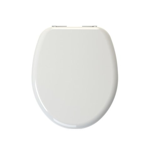 Allibert Toiletzitting Milos 38x5x45 cm Glanzend Wit 