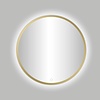 Best Design Badkamerspiegel Best Design Venetië Nancy LED Verlichting 80x80 cm Rond Mat Goud