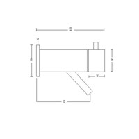 Inbouw Toiletkraan Best Design Spador Lyon 1-hendel 11.9 cm Mat Rose Goud