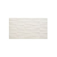 Wandtegel Cristacer Creta Decor M-195 33x60 cm Porselein Blanco (Prijs per m2)