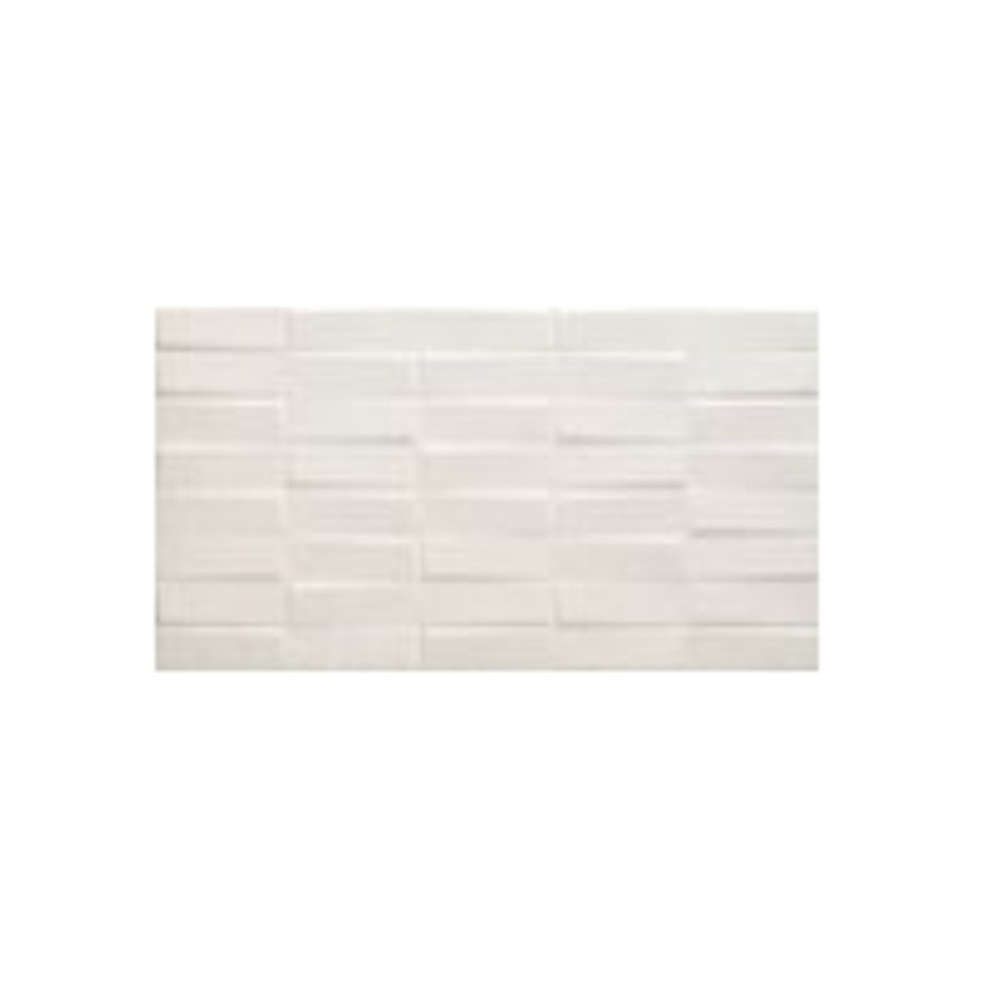 Wandtegel Cristacer Creta Decor M-195 33x60 cm Porselein Blanco (Prijs per m2)