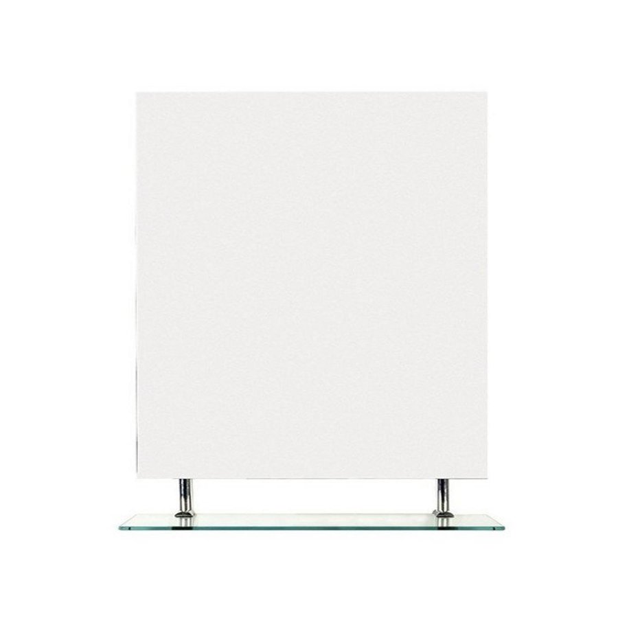 Badkamerspiegel Sapho Wega 80x80 cm met Planchet Glas