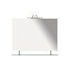 Sapho Badkamerspiegel Sapho Wega 90x80 cm met Planchet Glas