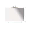 Sapho Badkamerspiegel Sapho Wega 100x80 cm met Planchet Glas