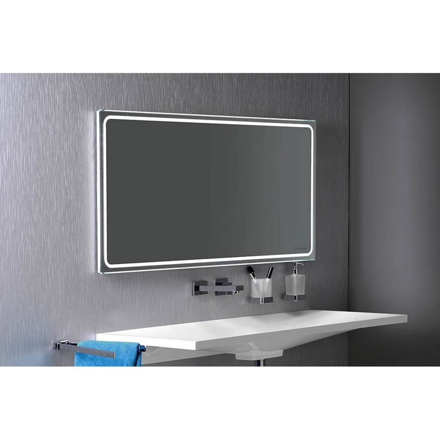 Badkamerspiegel Sapho Gemini II 120x60 cm LED-Strips