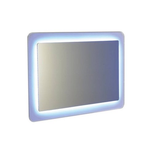 Badkamerspiegel Sapho Lorde 90x60 cm LED met Omlijsting Wit 