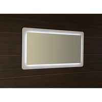 Badkamerspiegel Sapho Lorde 110x60 cm LED met Omlijsting Wit