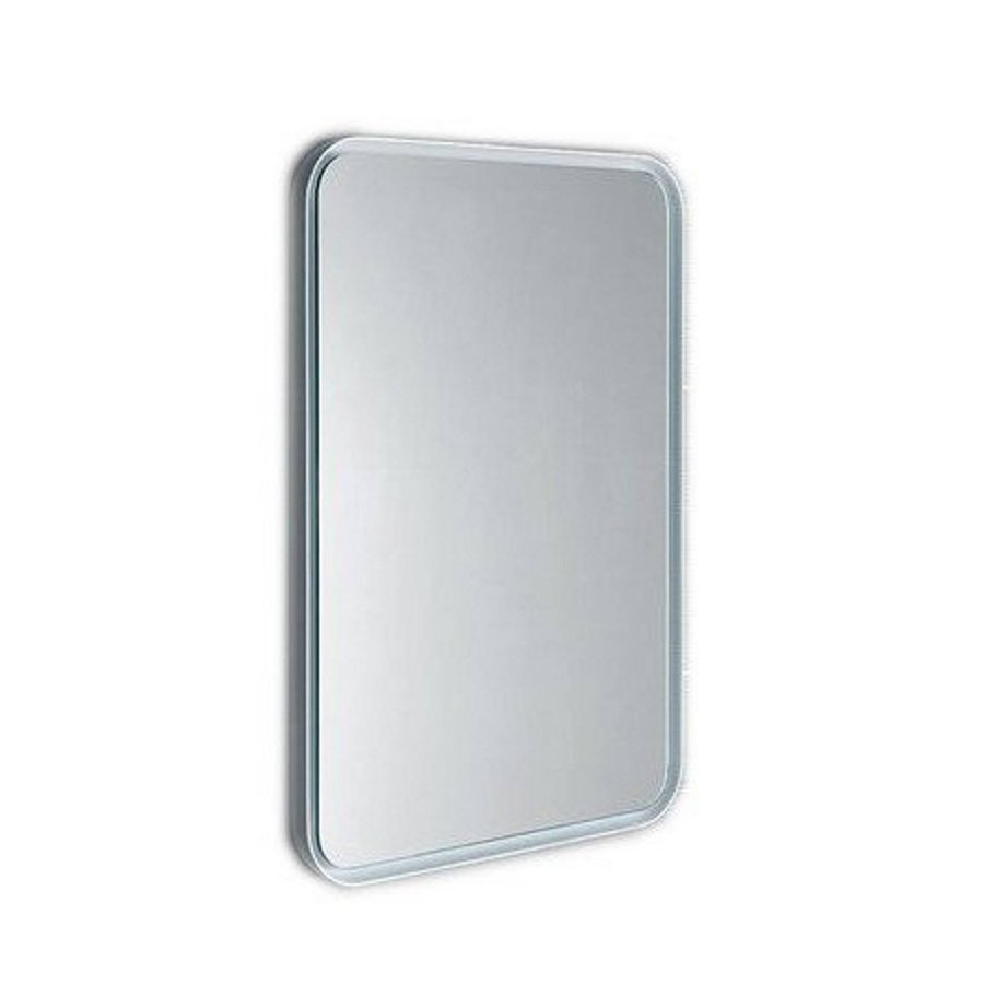 Badkamerspiegel Sapho Float 60x80 cm LED-Verlichting Frame Wit