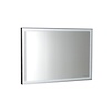 Sapho Badkamerspiegel Sapho Luminar 90.3x50.3 cm LED-Verlichting Frame Chroom