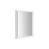 Badkamerspiegel Sapho Flut 90x70 cm LED-Verlichting Omlijsting Wit