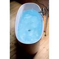 Vrijstaand Bad Sapho Tess Marmer 157x70x67 cm Wit