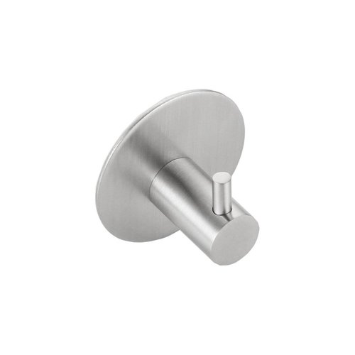 Handdoekhaak Sapho 4.6 cm Zelfklevend Rond Geborsteld RVS 