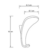 Handdoekhaak Sapho Smart 10x6.1 cm Chroom