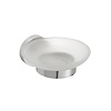 Zeephouder Sapho X-Round Hangend 11x5.5 cm Melkglas / Chroom