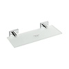 Sapho Glazen Planchet Sapho X-Square 30x5.5 cm Chroom