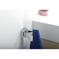 Dubbele Handdoekhaak Sapho Glamour Draaibaar 3.2x4 cm Chroom