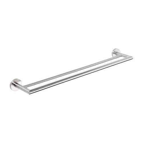 Dubbele Handdoekhouder Sapho X-Steel Hangend 65x5.5 cm Geborsteld RVS 