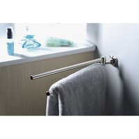 Dubbele Handdoekhouder Sapho Aida Draaibaar 32.8 cm Chroom